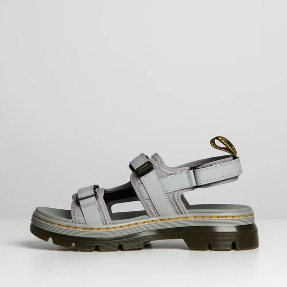 Dr Martens Forster Sandals Gunmetal Gray Mens Size 12 30835053 NEW SLIP-ON - Picture 11 of 13